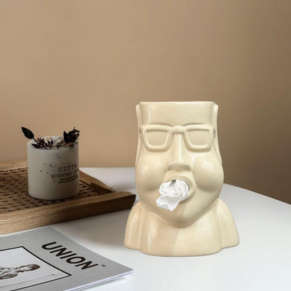 PORCELAIN FACE TISSUE BOX
