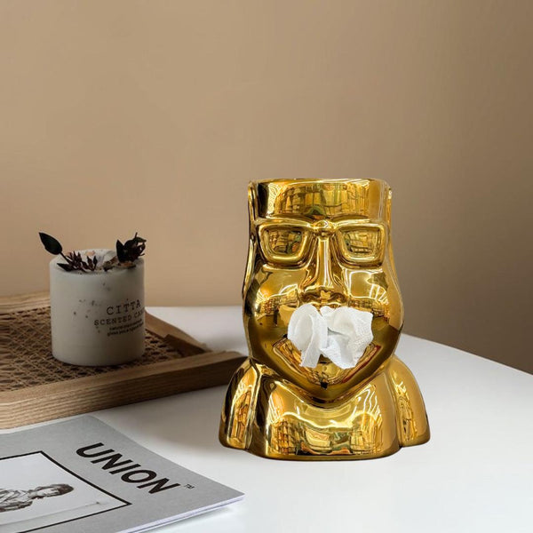 PORCELAIN FACE TISSUE BOX