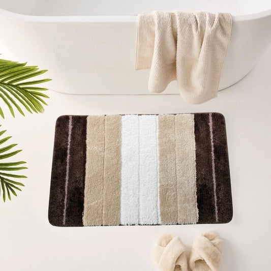 SHADES LATEX BATHMAT STRIPED 1 PIECE