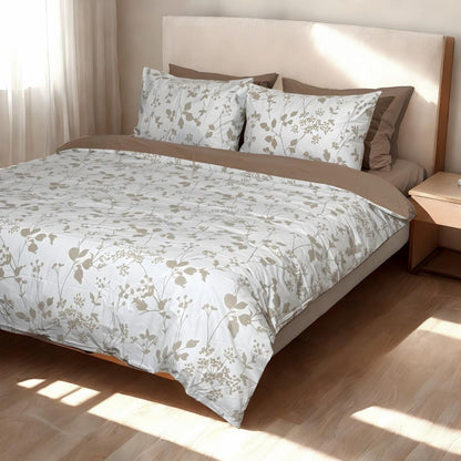 COMFYB 100% COTTON REVERSIBLE BED SET FOLR