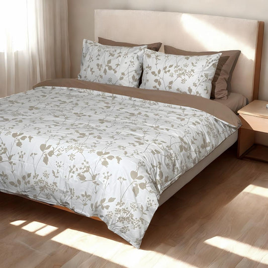 COMFYB 100% COTTON REVERSIBLE BED SET FOLR