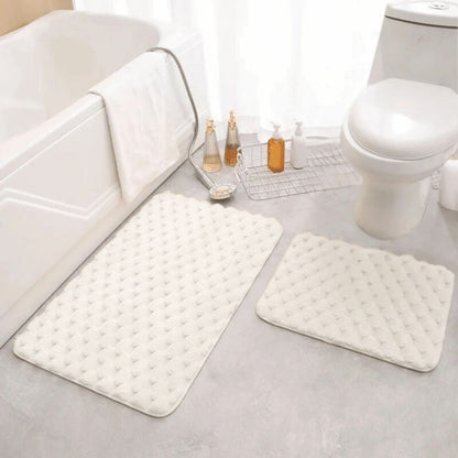 CHENILLE FLUFFY BATHMAT SET 2 PIECE