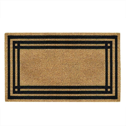 OUTDOOR MAT BLACK 40X70CM