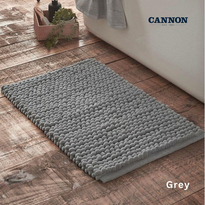 CANNON 100% COTTON BUBBLE BATHMAT