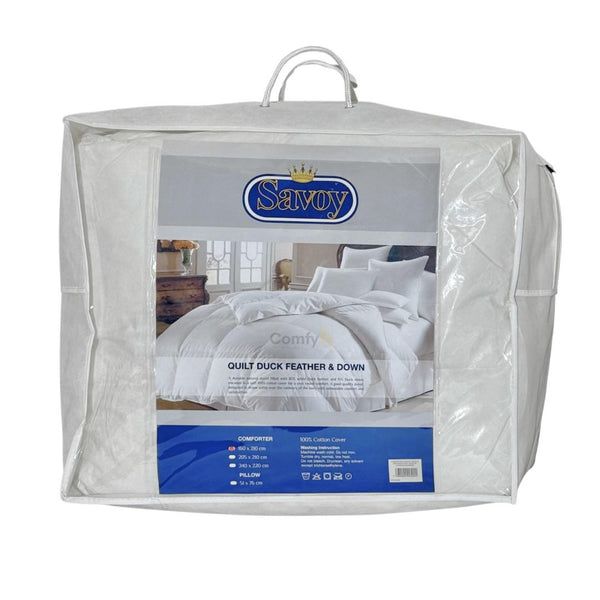 CANNON SAVOY DUCK FEATHER AND DOWN DUVET