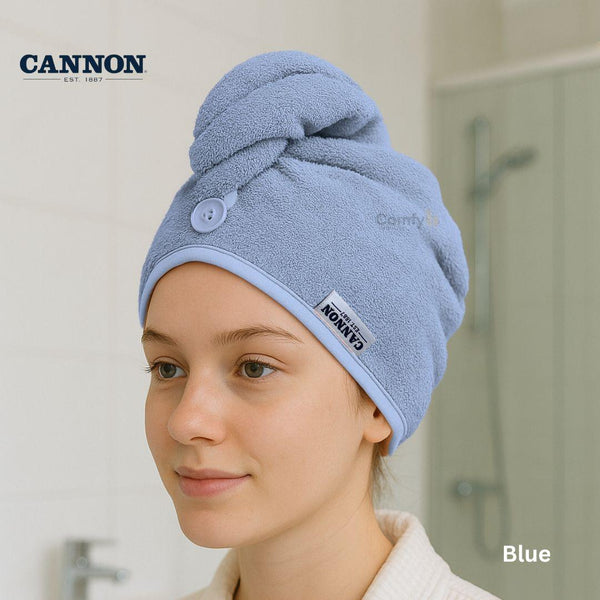 CANNON 100% COTTON HAIR TOWEL NEUTRAL