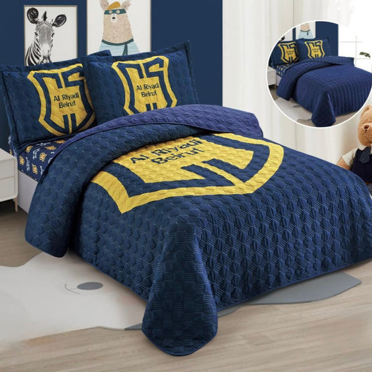 KIDS REVERSIBLE BEDSPREAD SET 4 PIECES AL RIYADI