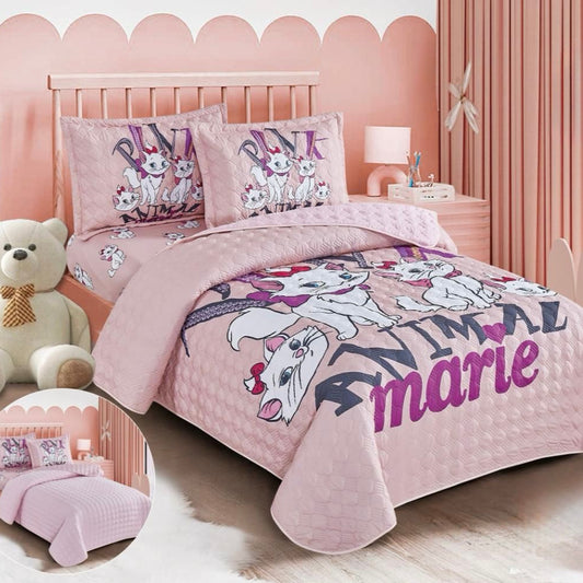 KIDS REVERSIBLE BEDSPREAD SET 4 PIECES MARIE