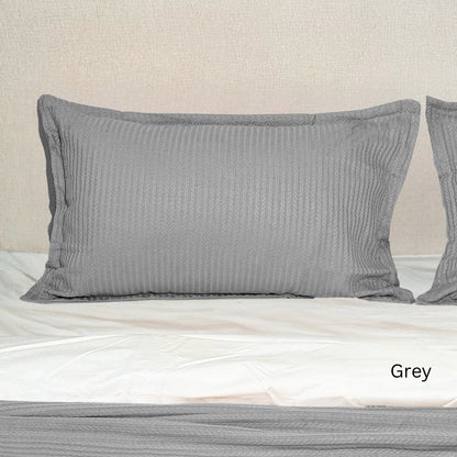 COMFYB 100% COTTON ORGO PIKE PILLOWCASES SET 2 PIECE