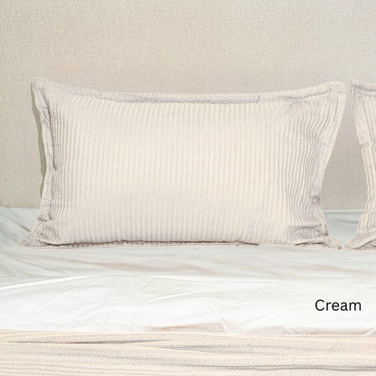 COMFYB 100% COTTON ORGO PIKE PILLOWCASES SET 2 PIECE