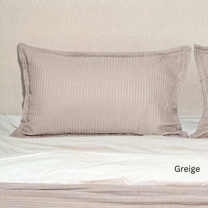 COMFYB 100% COTTON ORGO PIKE PILLOWCASES SET 2 PIECE