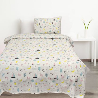 COMFYB 100% COTTON PIKE PRINTED KIDS FLORAL