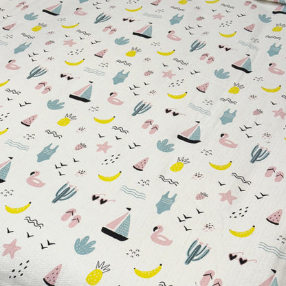 COMFYB 100% COTTON PIKE PRINTED KIDS FLORAL
