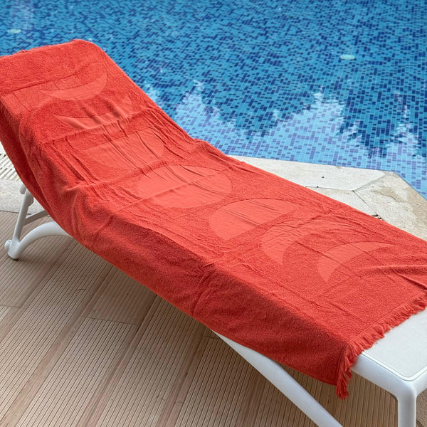 COMFYB 100% COTTON BEACH TOWELS MOON