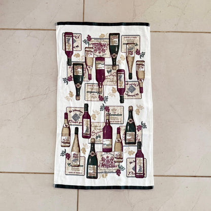 CANNON 100% COTTON TOWEL KITCHEN VELOUR SET 6 PIECES BOTTLES