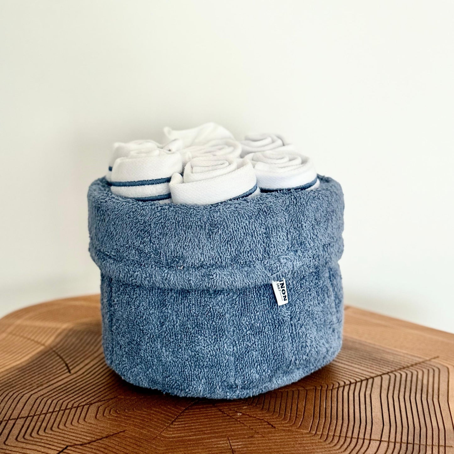 CANNON 100% COTTON TOWEL BASKET SET 8-PIECE