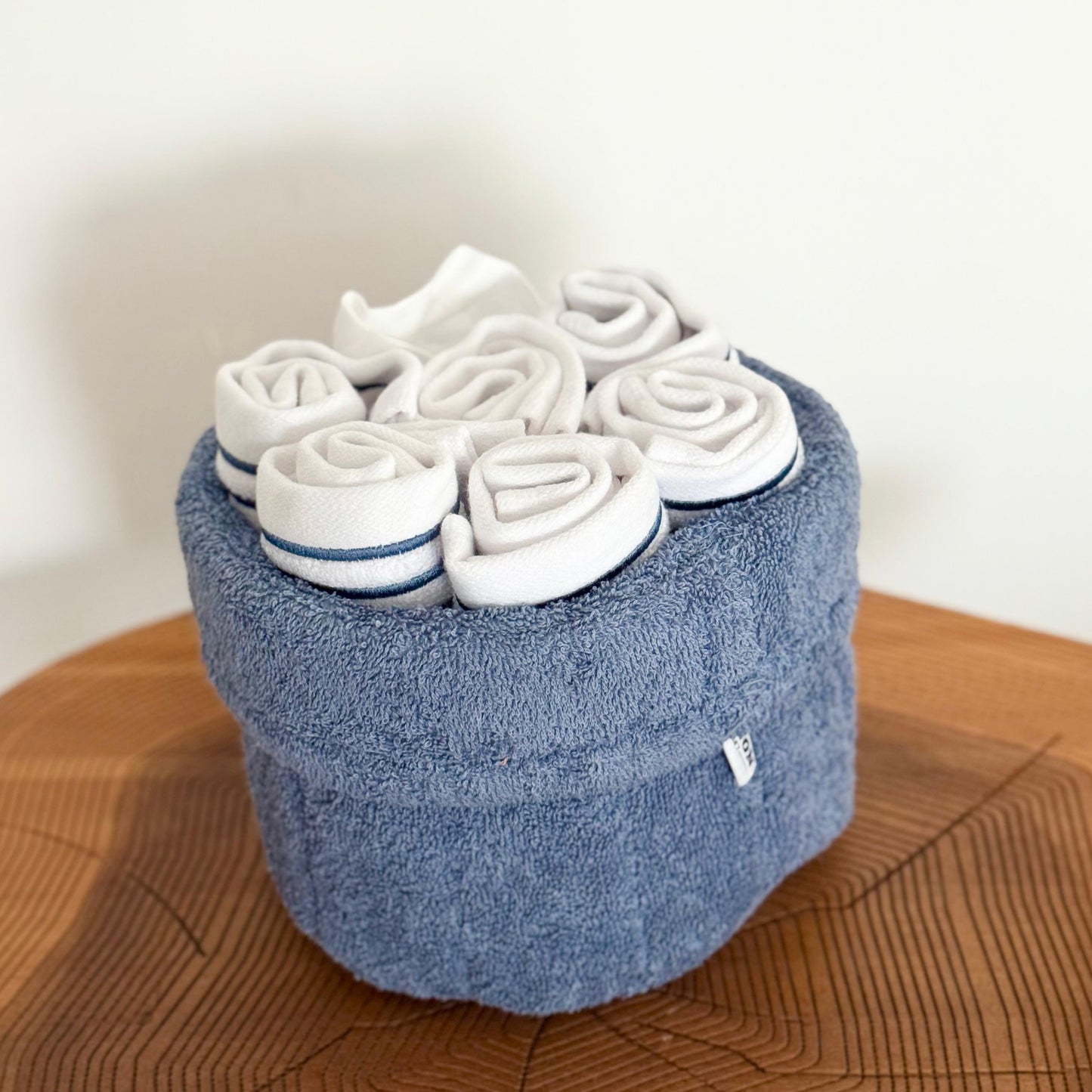 CANNON 100% COTTON TOWEL BASKET SET 8-PIECE