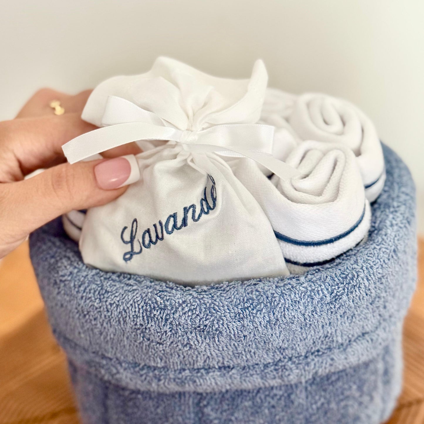 CANNON 100% COTTON TOWEL BASKET SET 8-PIECE