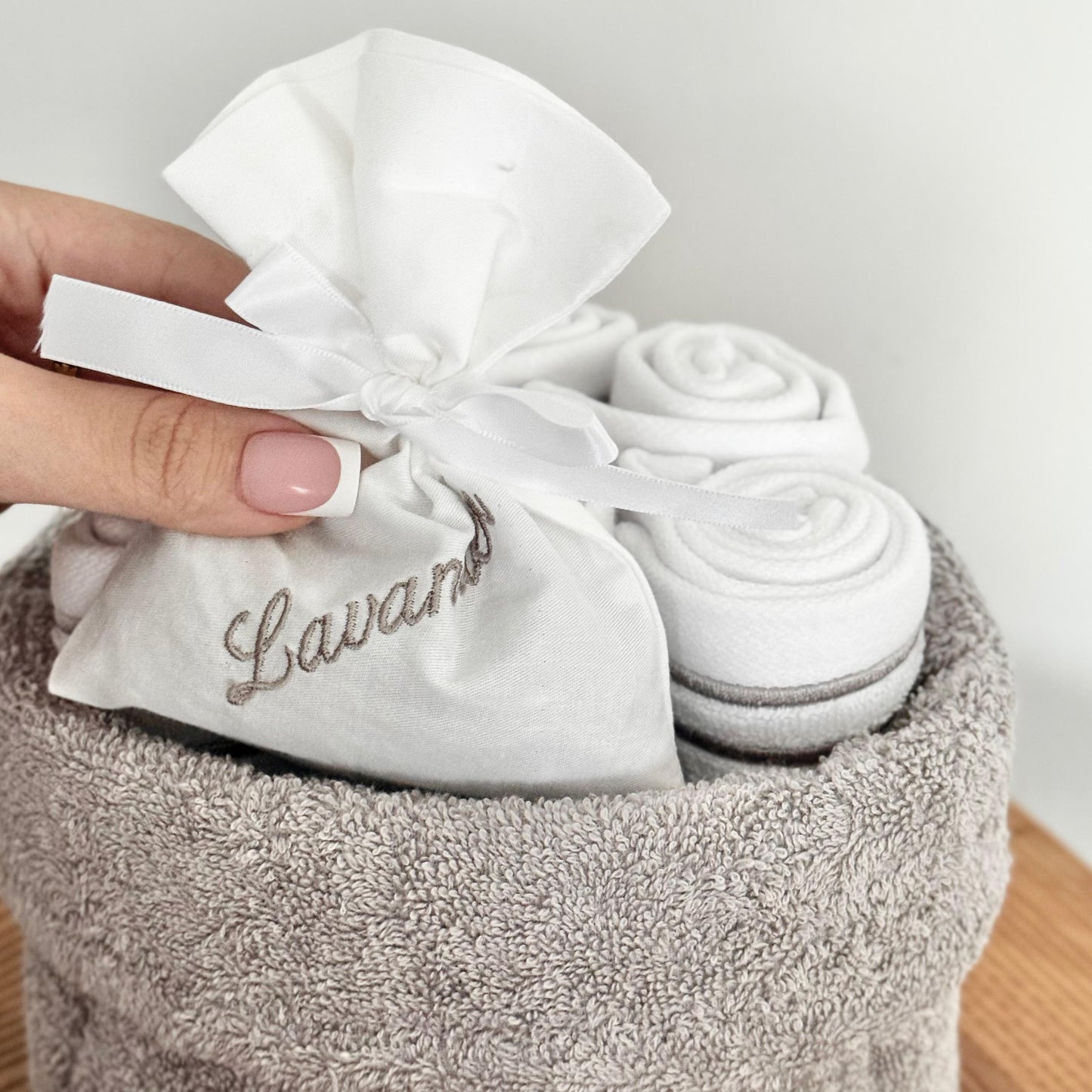CANNON 100% COTTON TOWEL BASKET SET 8-PIECE