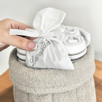 CANNON 100% COTTON TOWEL BASKET SET 8-PIECE