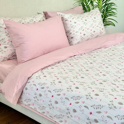 COMFYB 100% COTTON REVERSIBLE BED SET FLOW