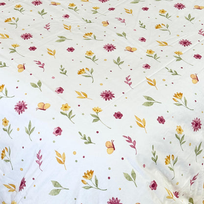 COMFYB 100% COTTON REVERSIBLE BED SET SUNFLOWER
