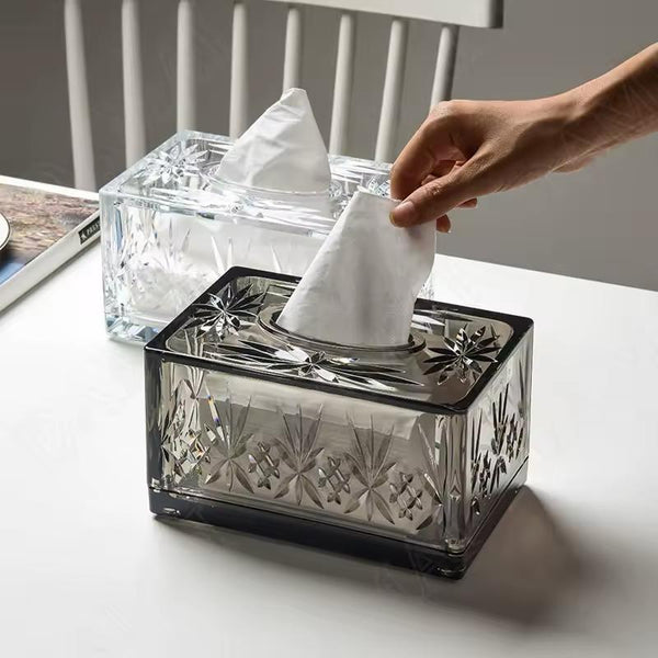 BLN TISSUE BOX PLEXI BLACK