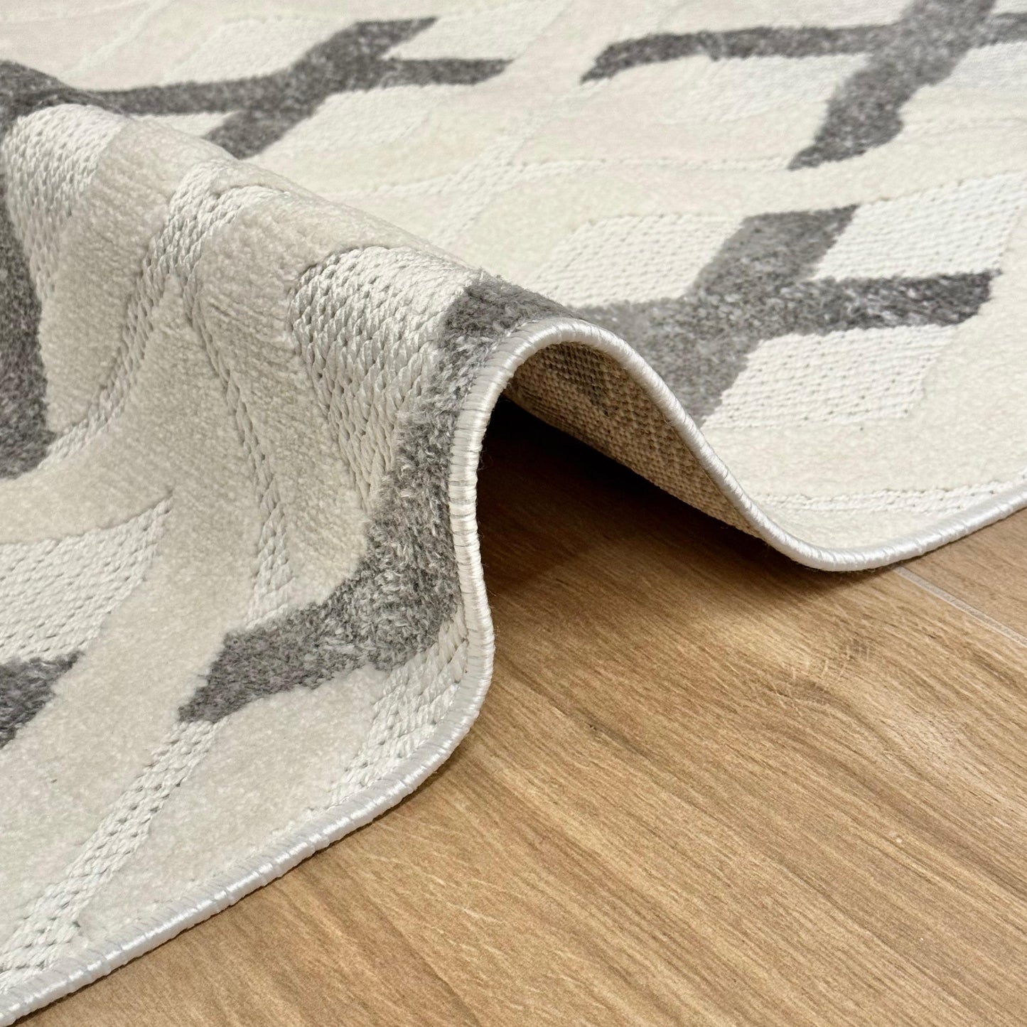 BERGAMA CREAM & GREY CARPET