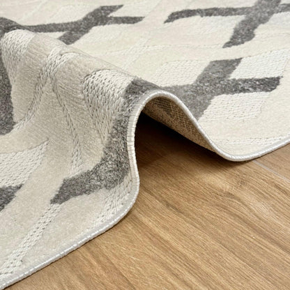 BERGAMA CREAM & GREY CARPET