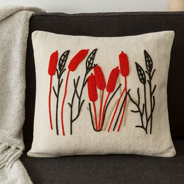 ELAV CUSHION COVER EMBROIDERED WF