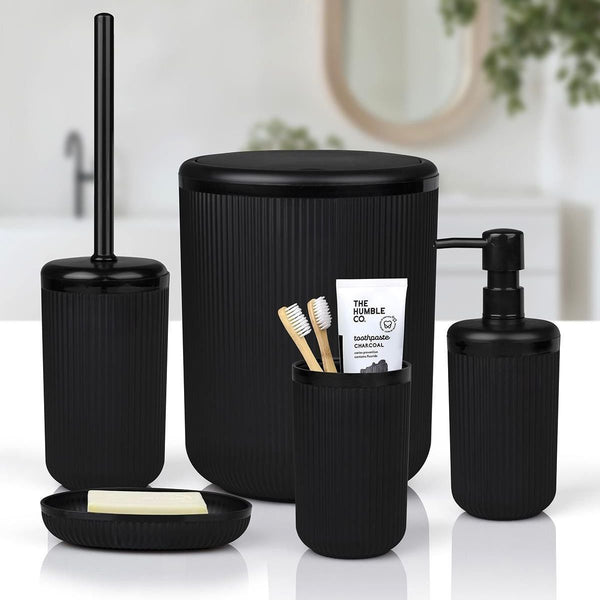 LINEA BATHROOM SET 5 PIECES SOLID