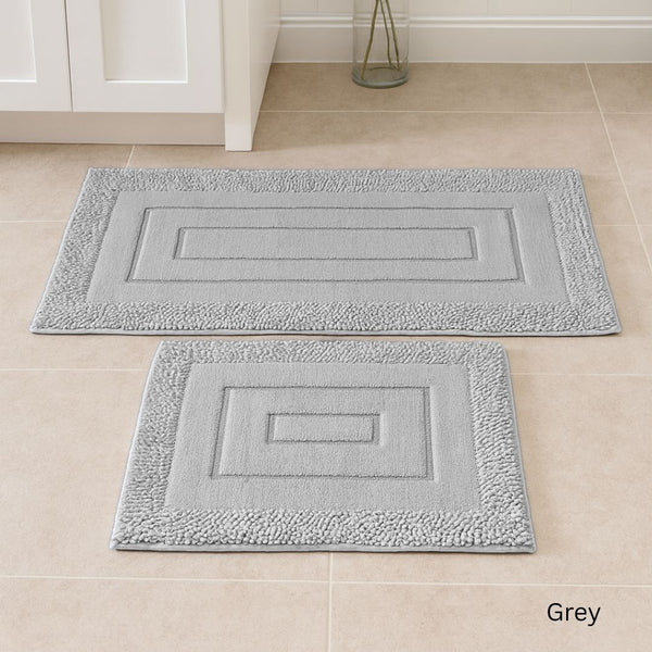 BLM 100% COTTON BATHMAT SET 2 PIECES SOLID