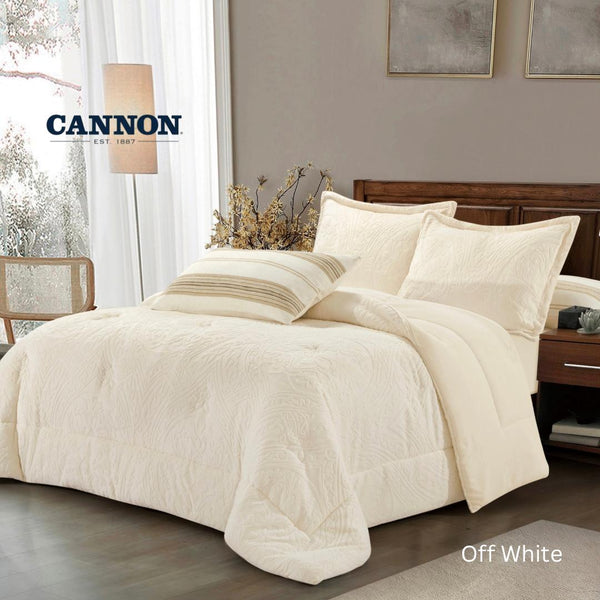CANNON BURN OUT WINTER COMFORTER SET 6 PIECES KING