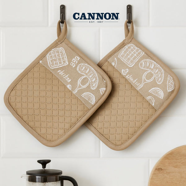 CANNON KITCHEN POT HOLDERS CHICKEN SET 2 PIECES
