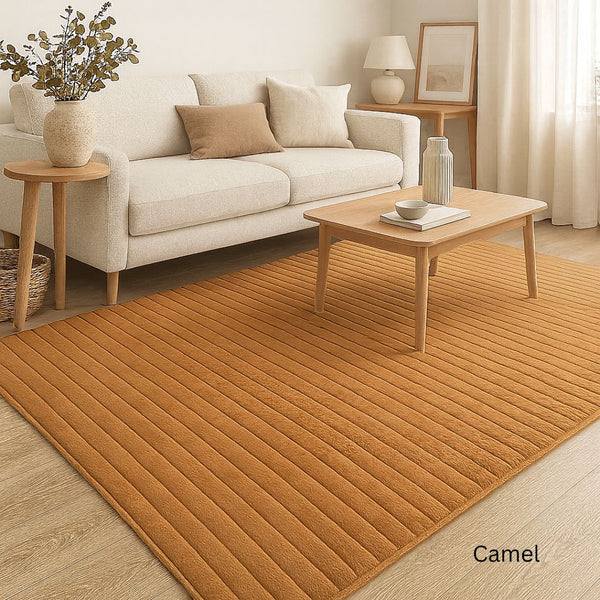 FUR CARPET MEGA STRIPED