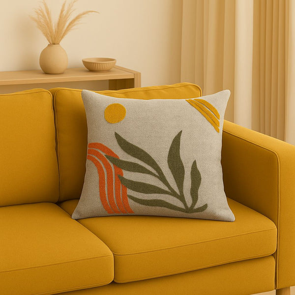 EMBROIDERED CUSHION COVER 42X42CM DT