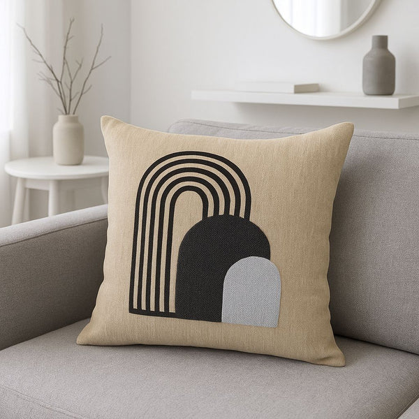 EMBROIDERED CUSHION COVER 42X42CM DX