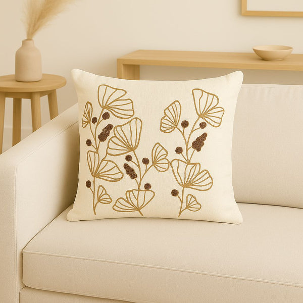 EMBROIDERED CUSHION COVER 42X42CM DS