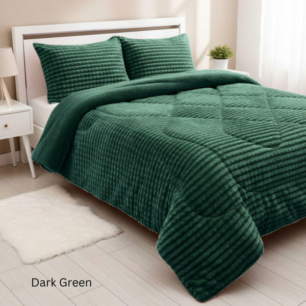 SQUARED WINTER COMFORTER SET 2 PIECES