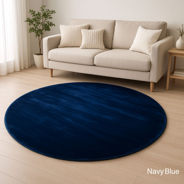 FUR CARPET DREAM ROUND 160X160CM