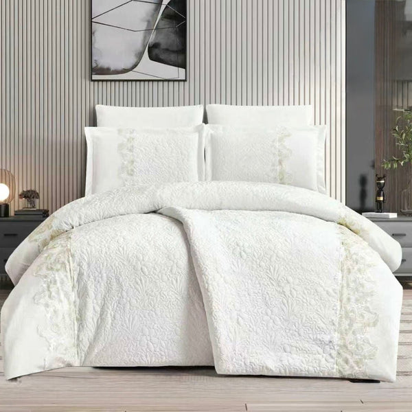 SOFIA BRIDAL EMBROIDERED COMFORTER SET 6 PIECES
