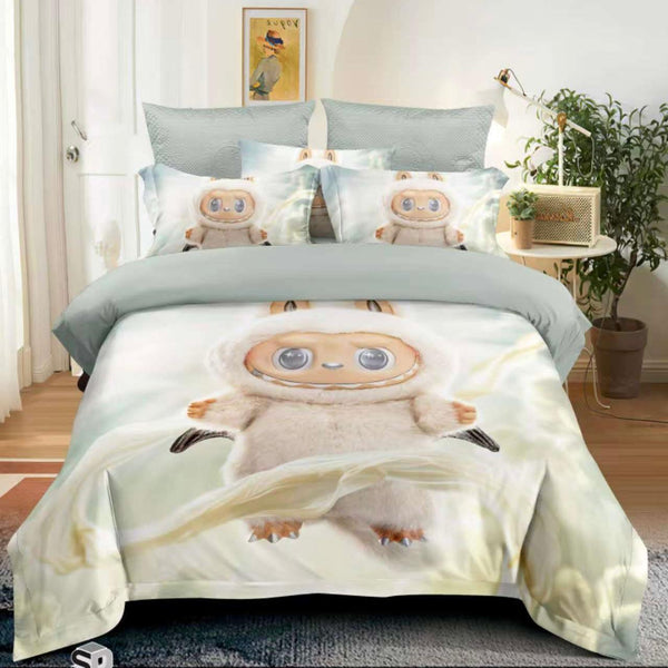 DESI MICROFIBER KIDS DUVET COVER SET 4 PIECES LABUBU