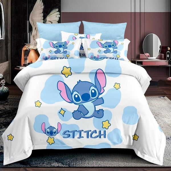 DESI MICROFIBER KIDS DUVET COVER SET 4 PIECES STITCH