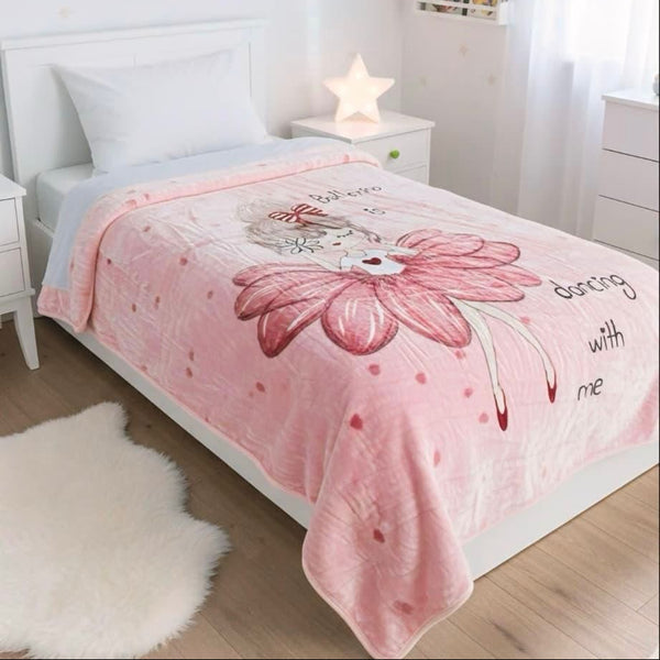 KIDS WINTER BLANKET 160X220CM BALLERINA