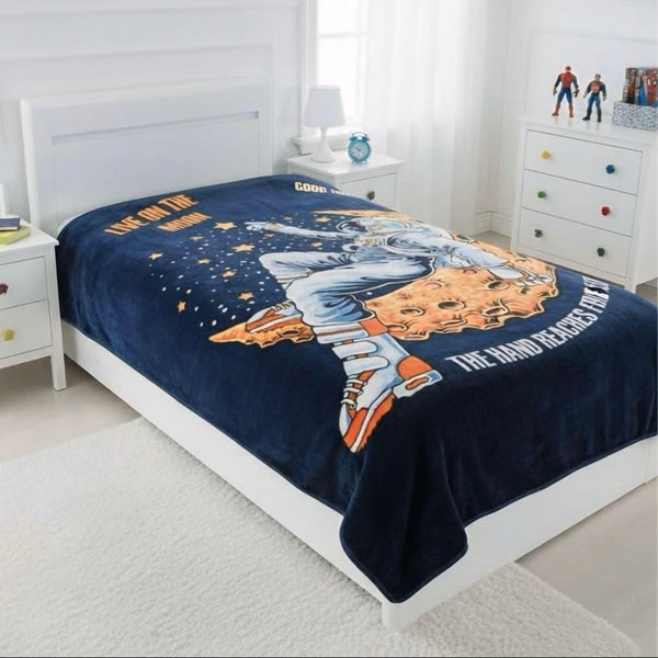 KIDS WINTER BLANKET 160X220CM ASTRONAUT
