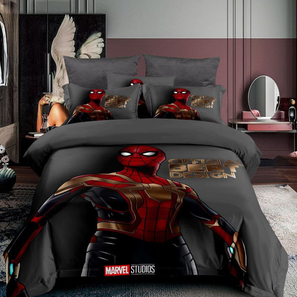 DESI MICROFIBER KIDS DUVET COVER SET 4 PIECES SPIDERMAN