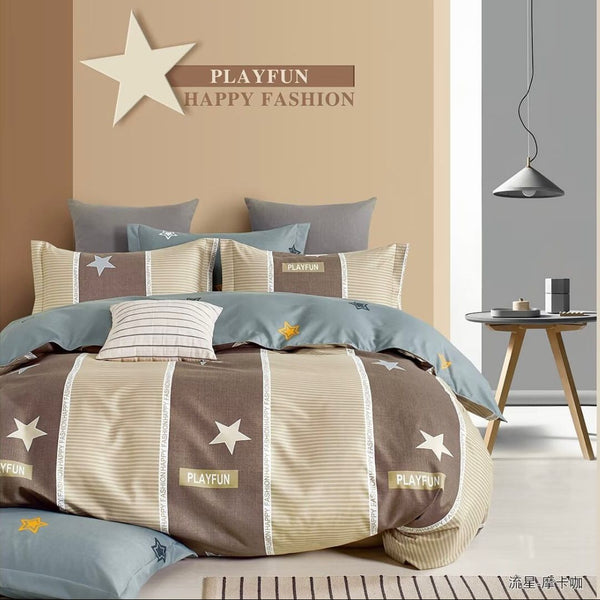 DESI MICROFIBER APB RINTED BEDDING SET