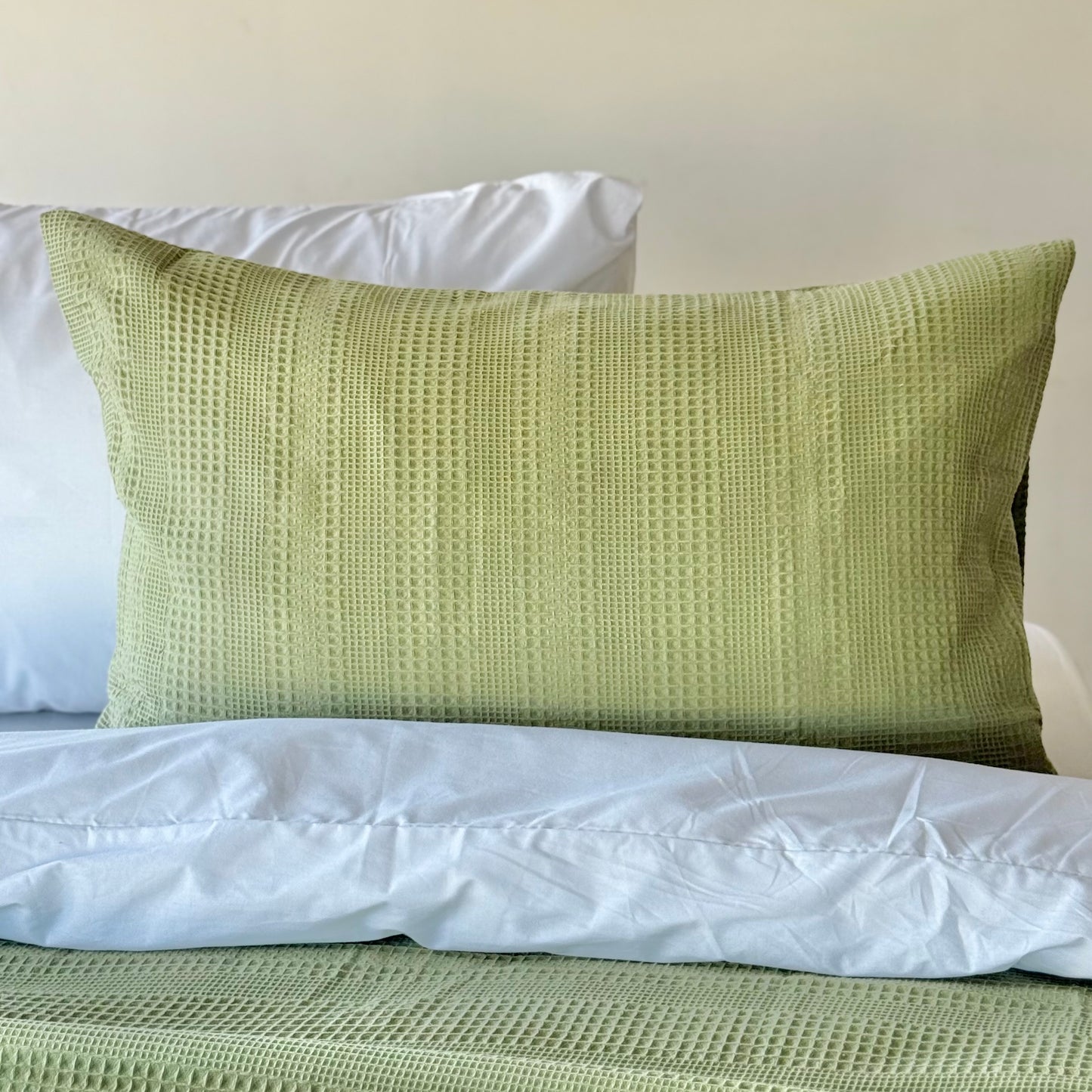 COMFYB 100% COTTON SOLID PIKE PILLOWCASES SET 2-PIECE