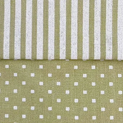 CANNON DOTS & STRIPE POLY COTTON 50/50 SOLID BED SETS
