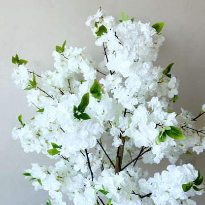 ARTIFICIAL CHERRY BLOSSOM WHITE TREE